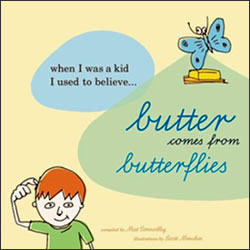 butter comes from butterflies